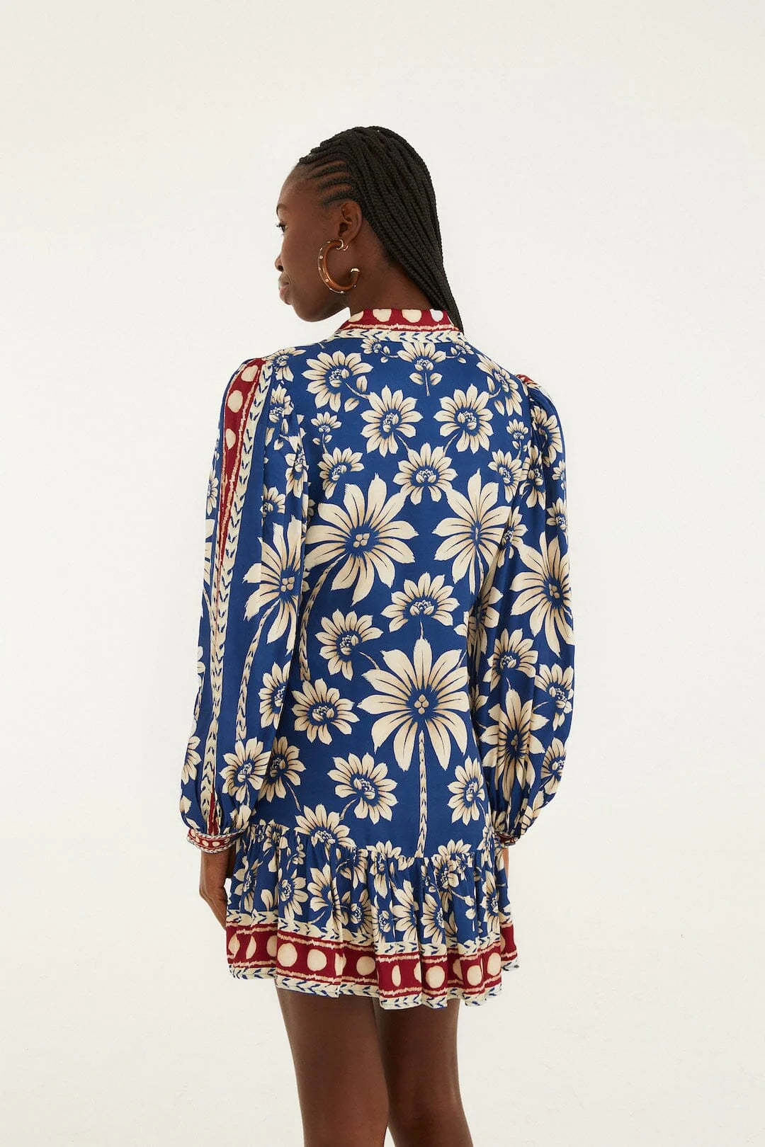 FARM Rio - Luna Blue Mini Dress