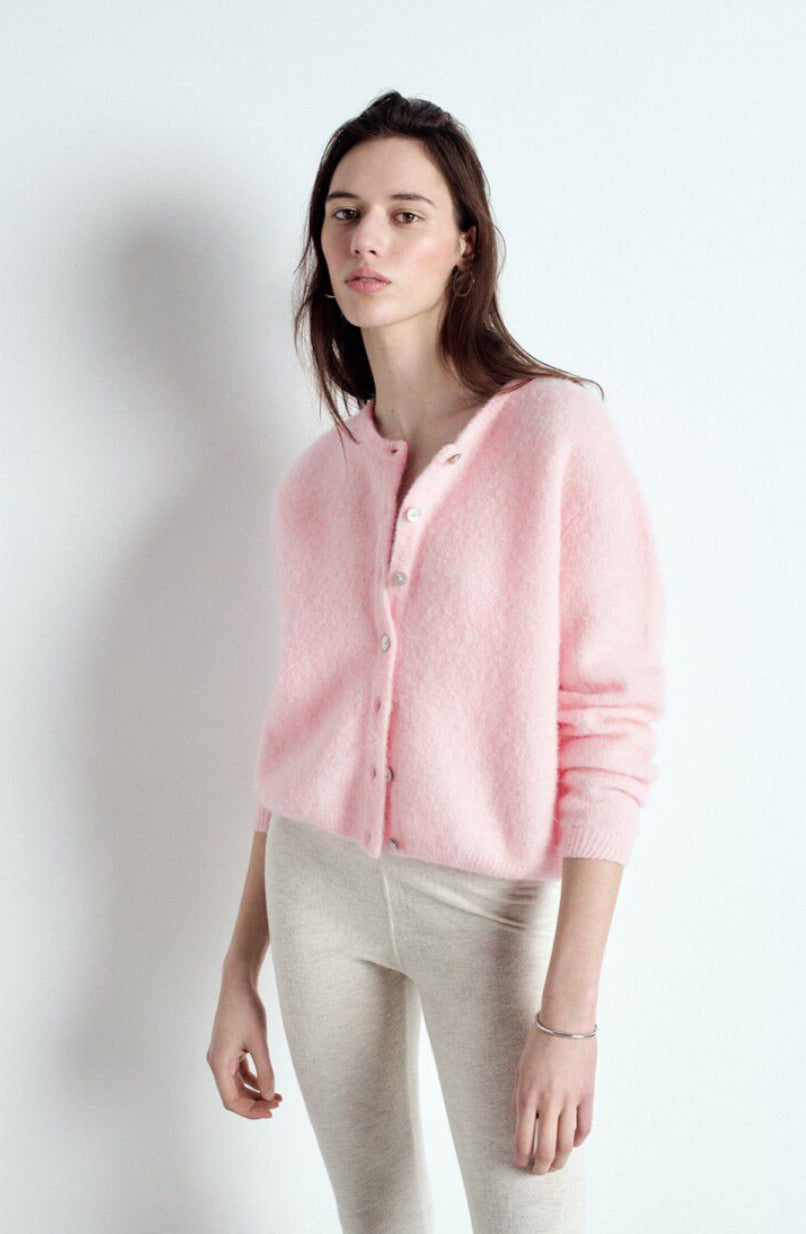 American Vintage - Vitow Cardigan - Sugared Almond Melange