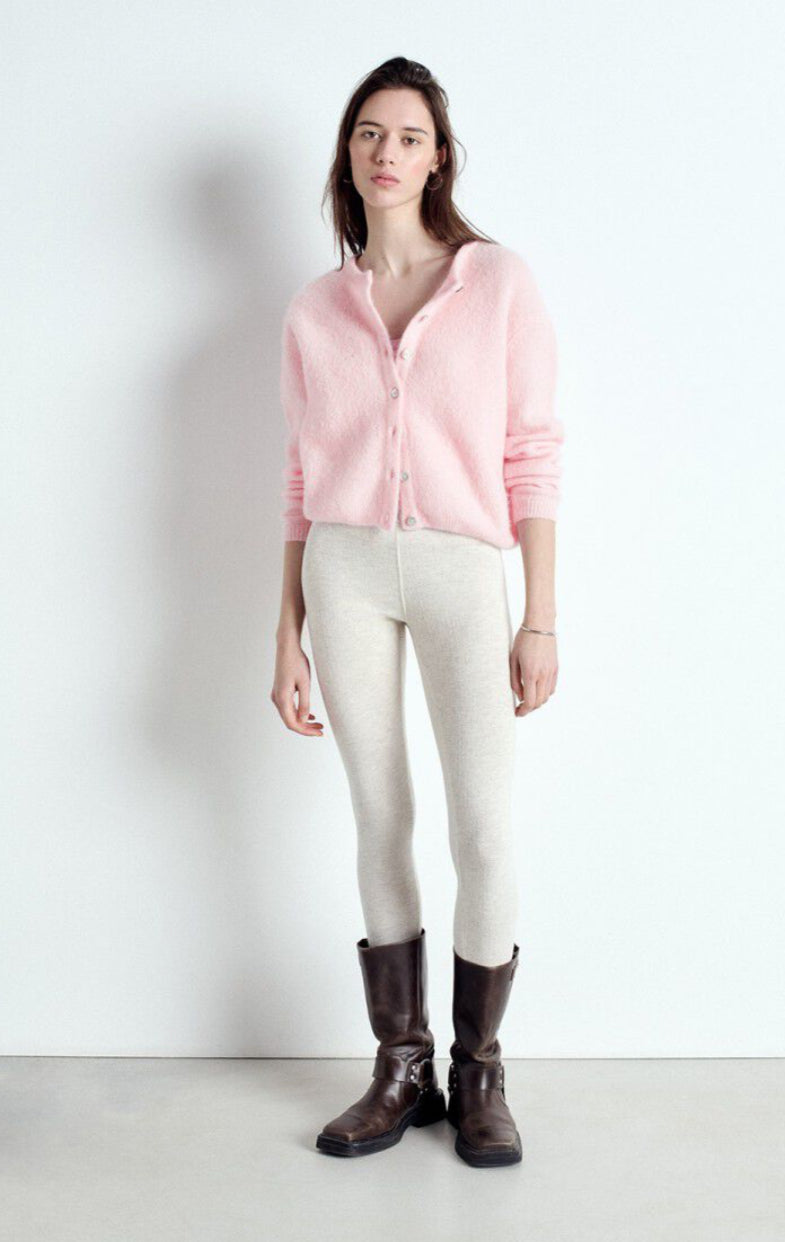 American Vintage - Vitow Cardigan - Sugared Almond Melange