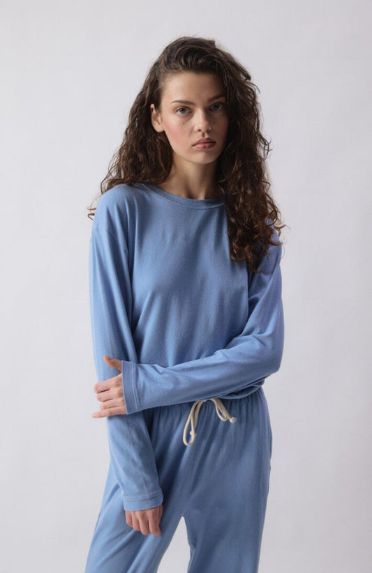 American Vintage - Ypawood T-Shirt - Blue Melange
