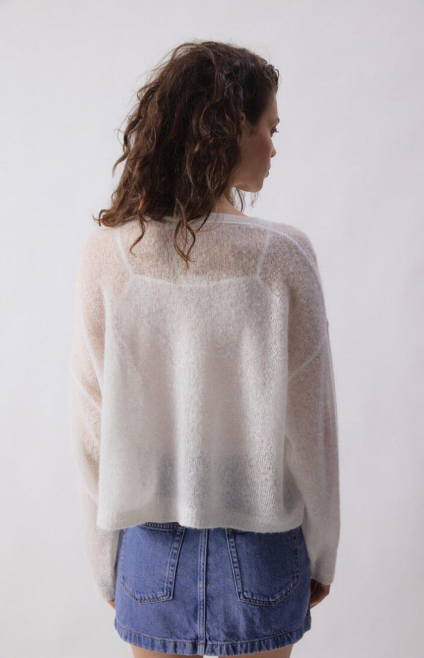 American Vintage - Bodyrow Cardigan - Polar Melange