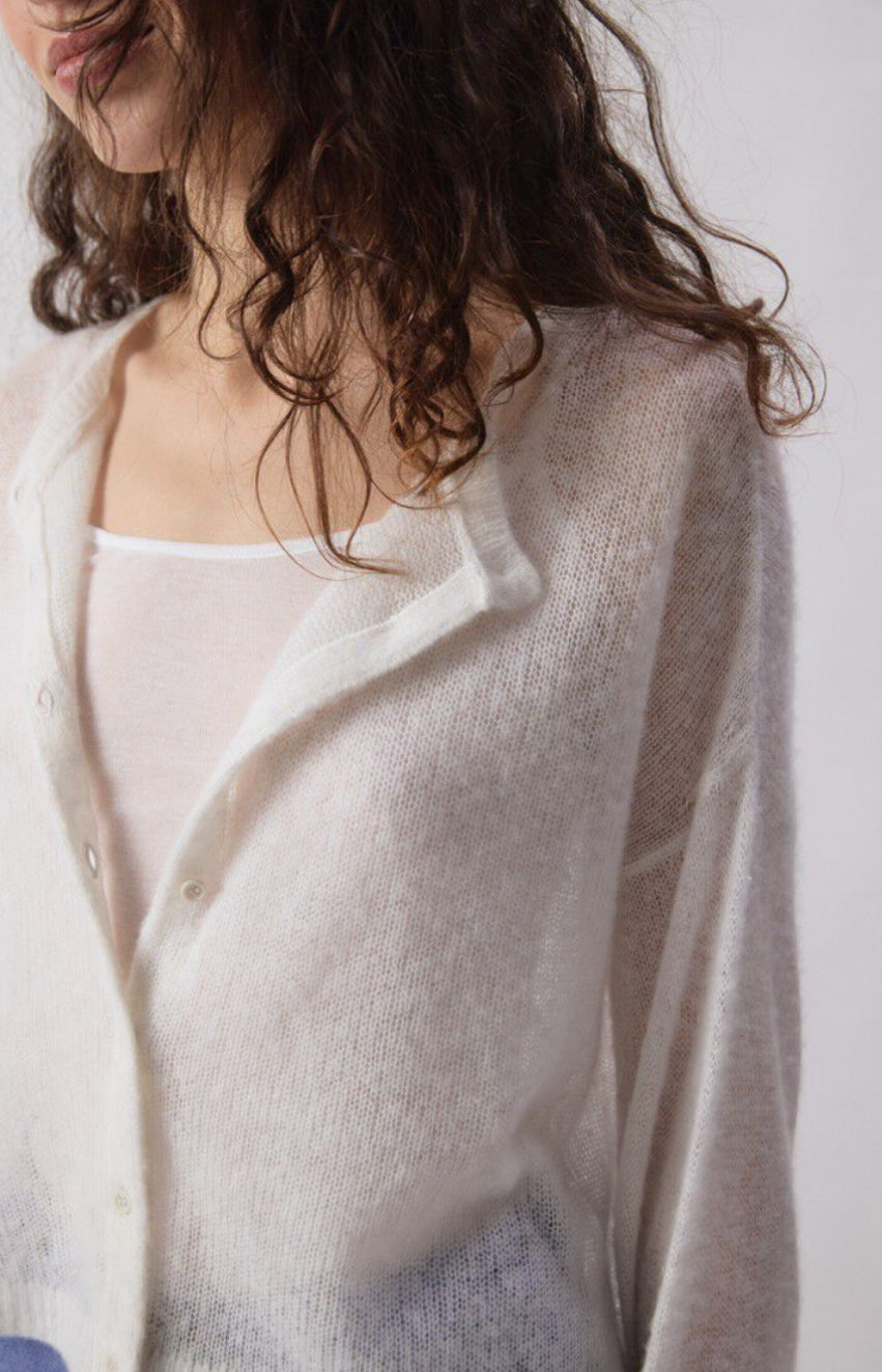 American Vintage - Bodyrow Cardigan - Polar Melange