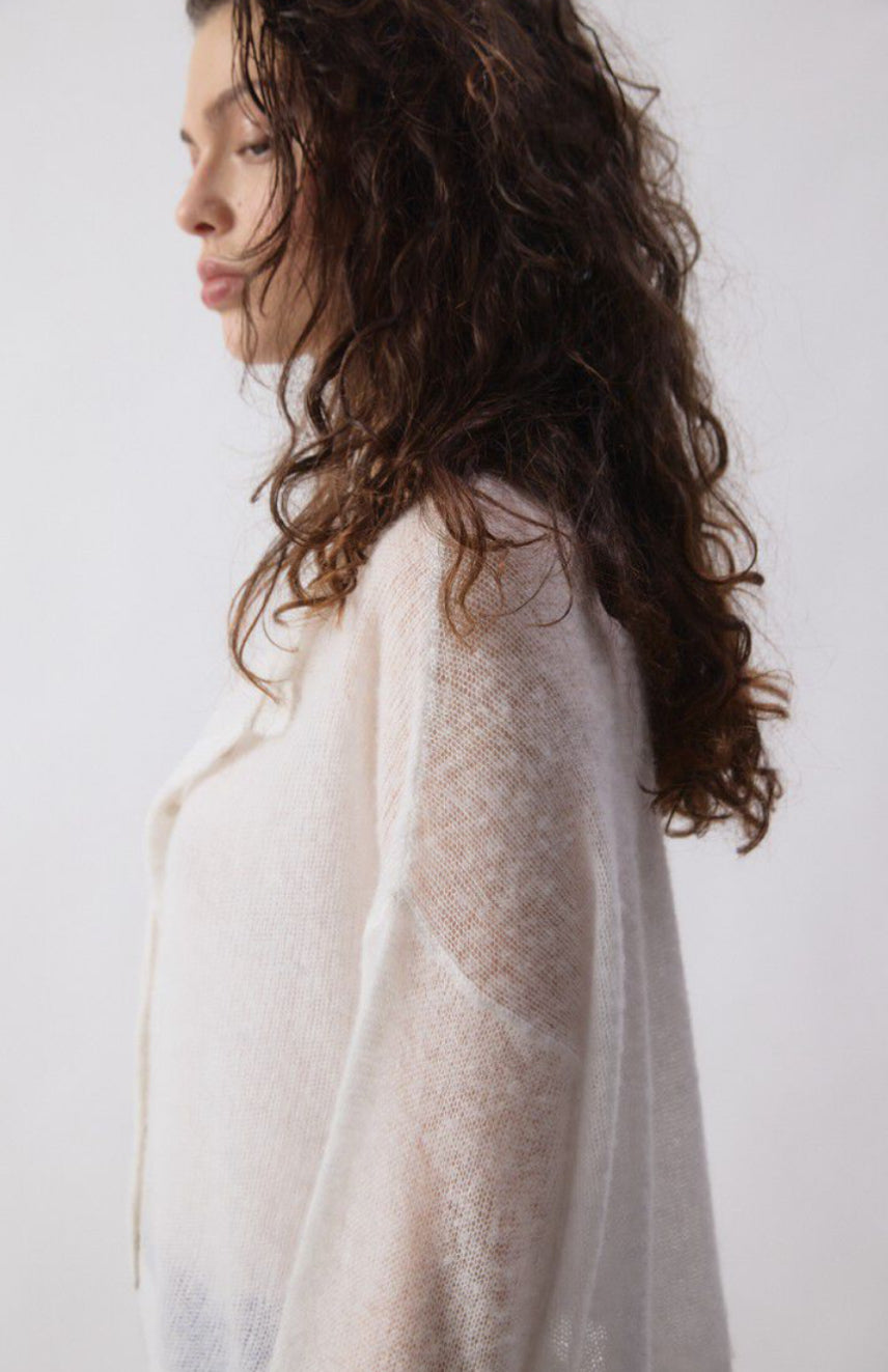 American Vintage - Bodyrow Cardigan - Polar Melange