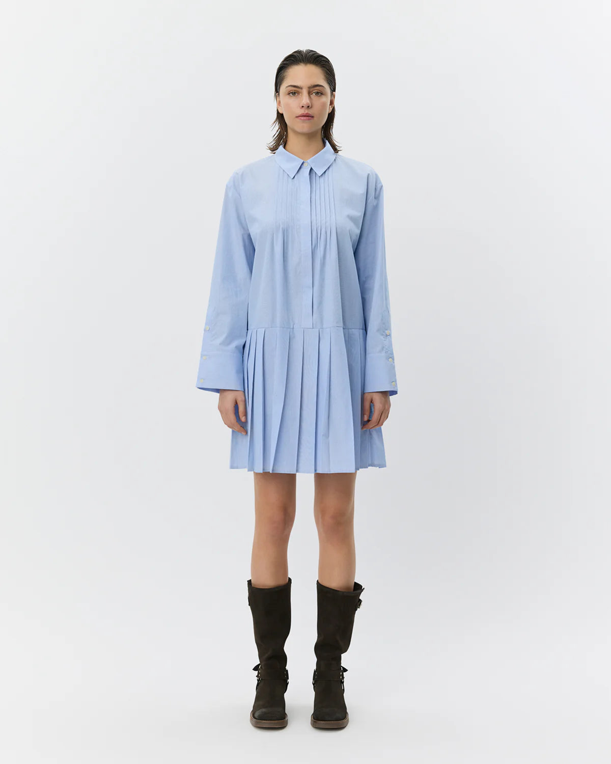 Sofie Schnoor - Penelopa Pleated Shirt Dress