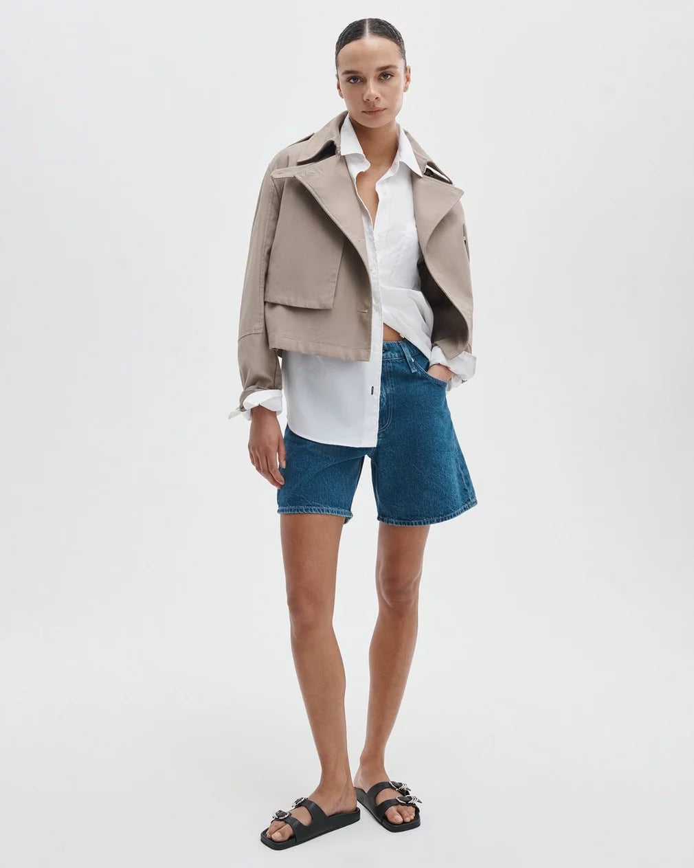 Rag & Bone - Kaia Short - Cornflower