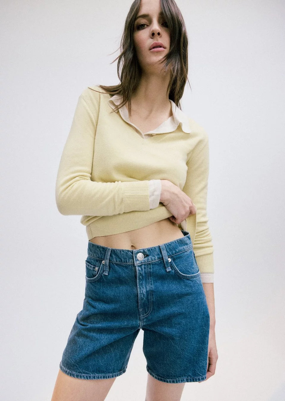 Rag & Bone - Kaia Short - Cornflower