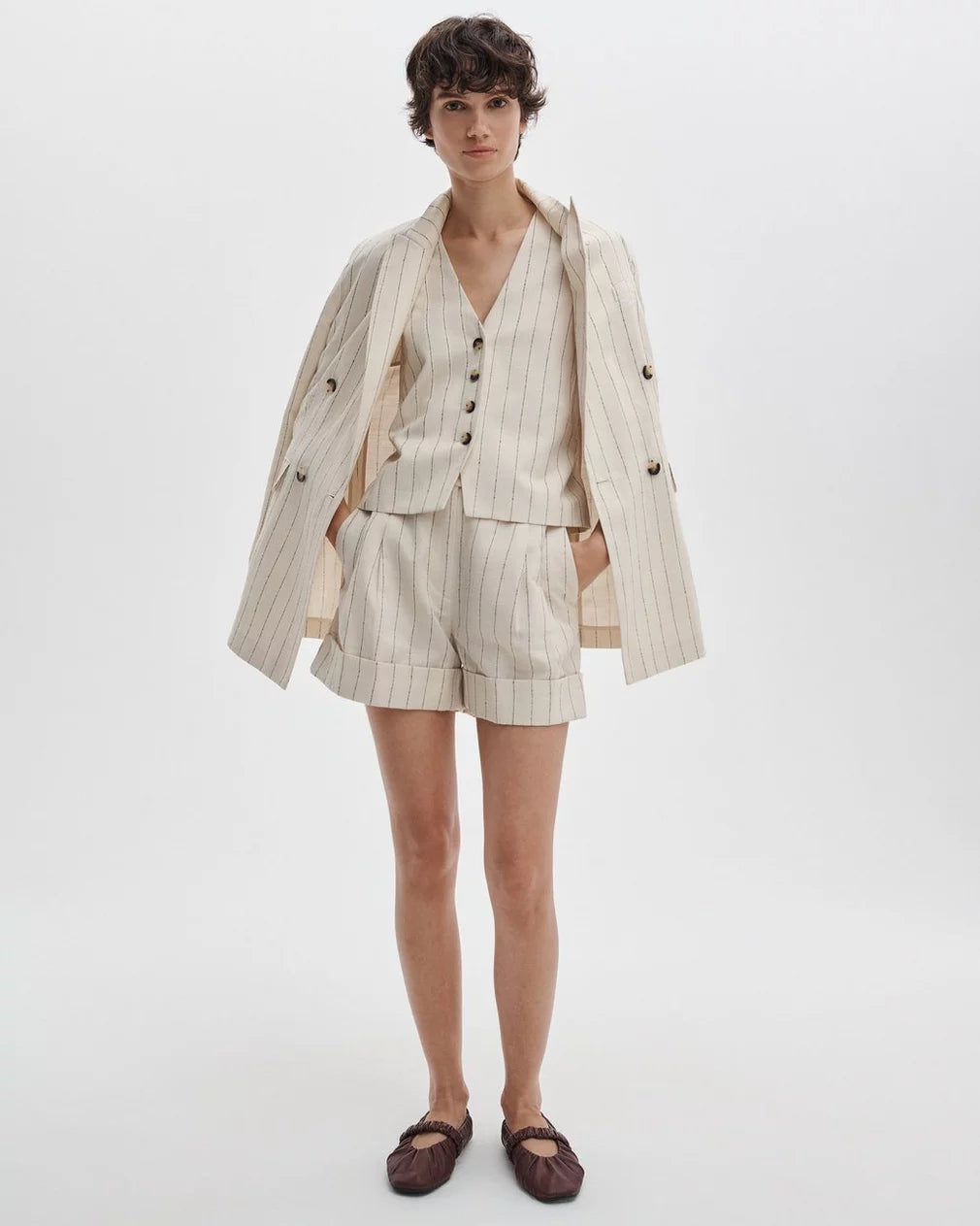 Rag & Bone - Neila Stripe Short