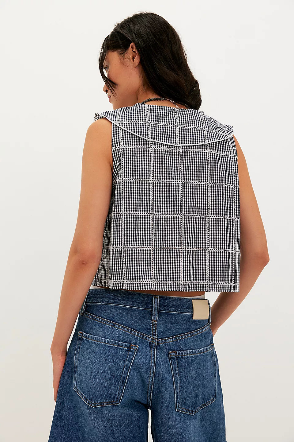 Free People - Waiting for Me Top - Navy