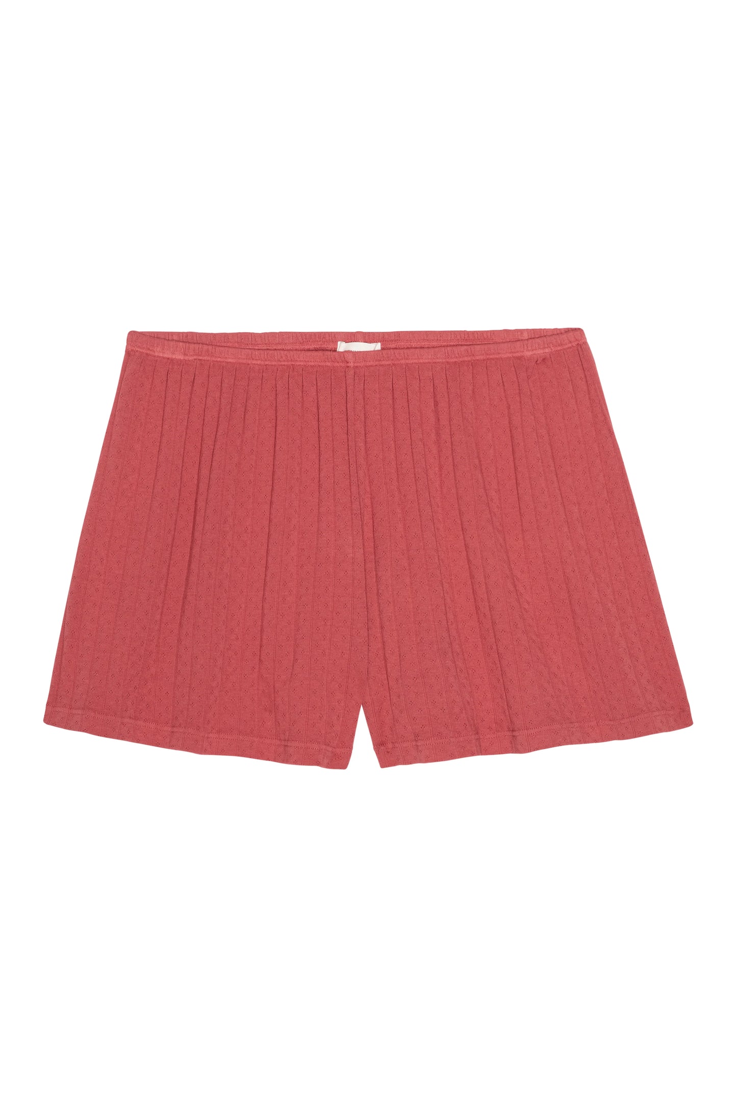 Donni - Pointelle Tap Short - Raspberry