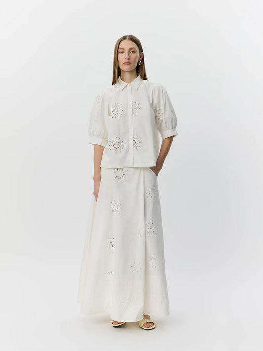 Sofie Schnoor - Noorsw Broderie Anglaise Skirt