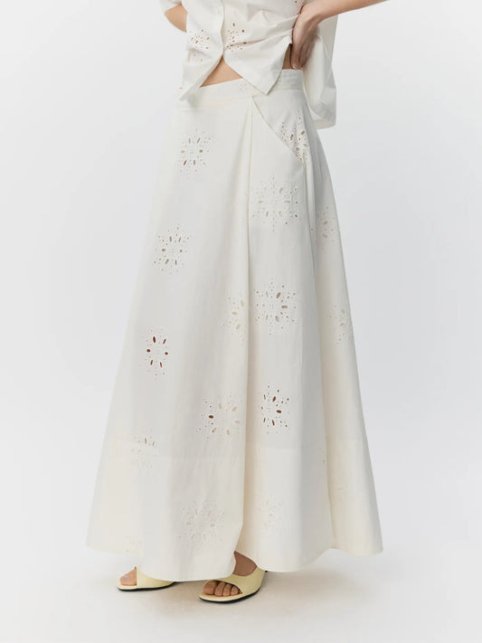 Sofie Schnoor - Noorsw Broderie Anglaise Skirt