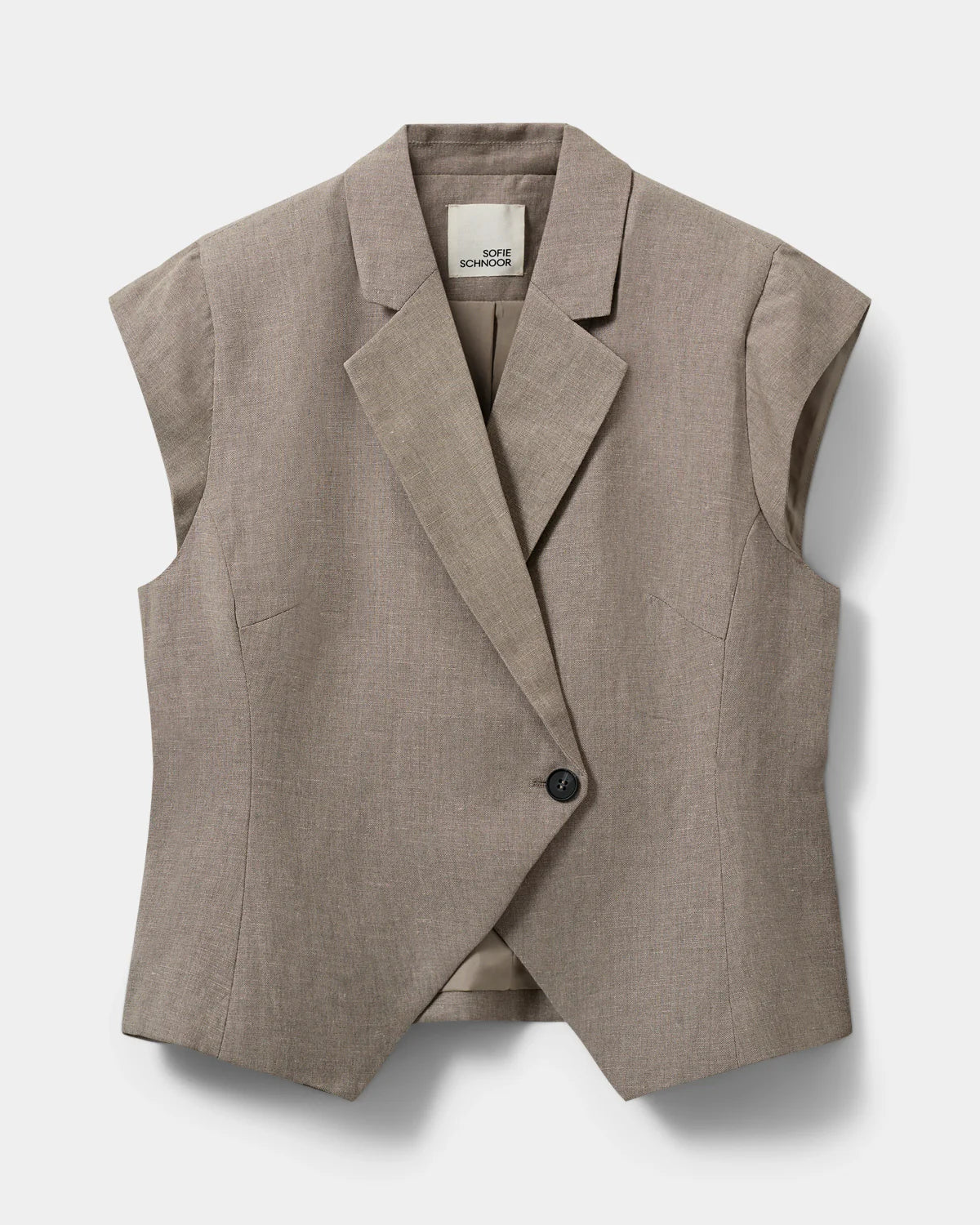 Sofie Schnoor - Majsesw Linen Cap Sleeve Blazer