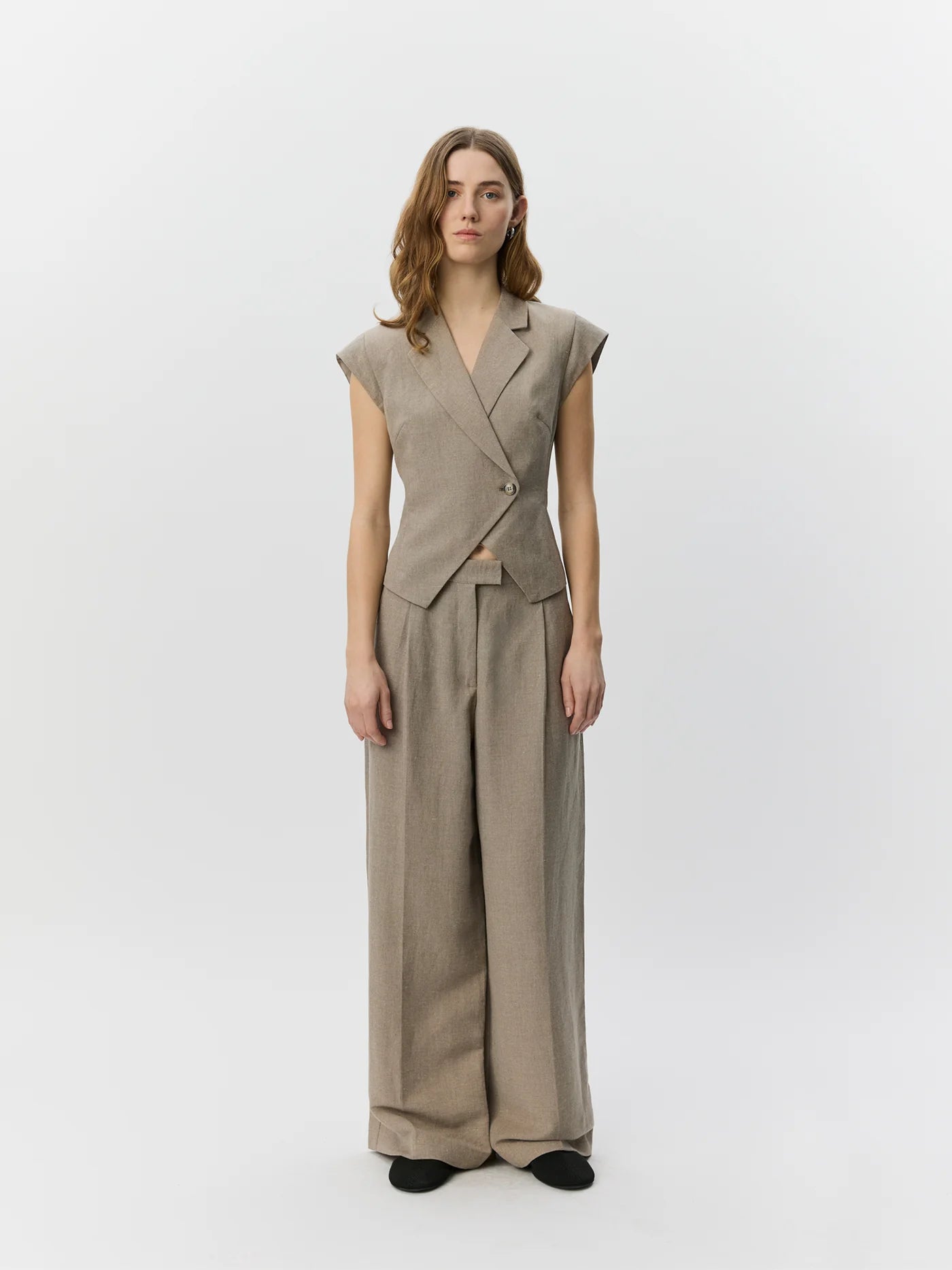Sofie Schnoor - Majsesw Linen Cap Sleeve Blazer