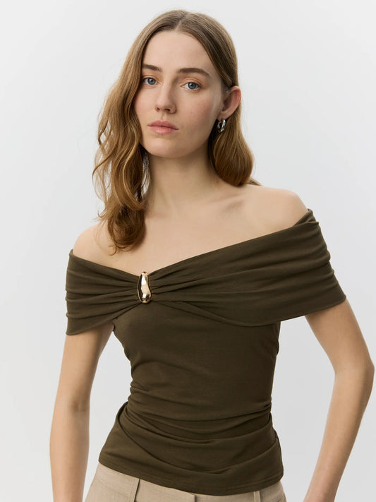 Sofie Schnoor - Sinkasw Off Shoulder Top