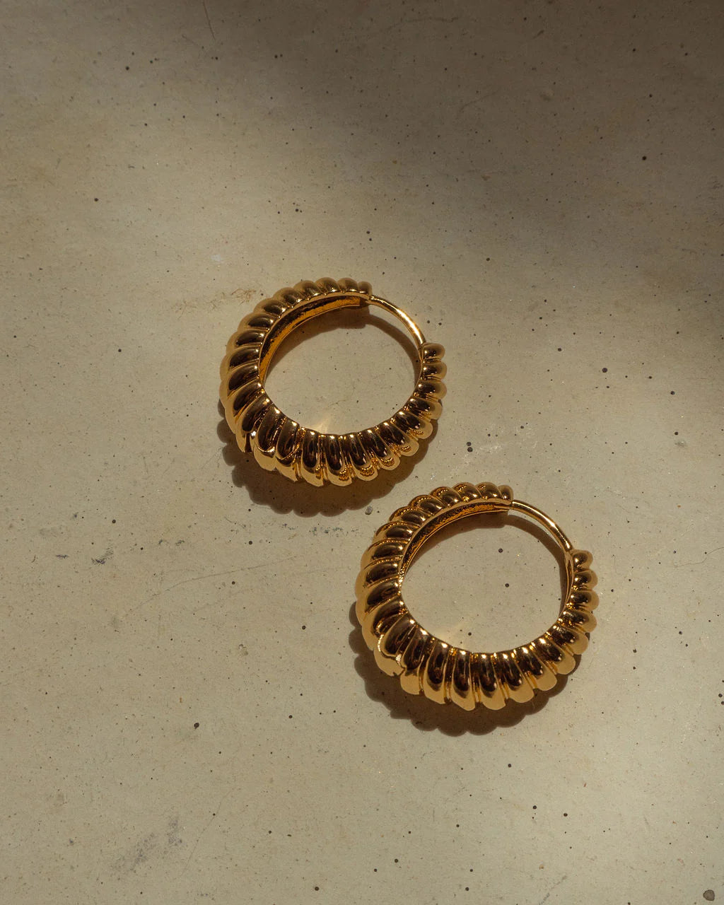 LUV AJ - The Ridged Marbella Hoops