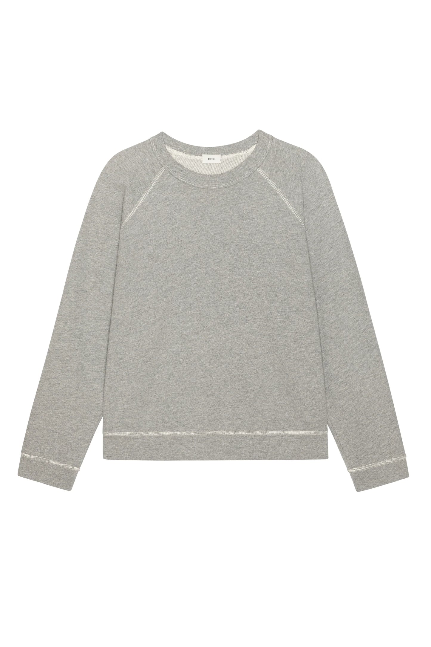Donni - Eco-Contrast Sweatshirt - Grey/Cream