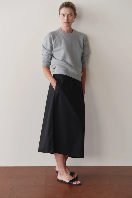 Donni - Eco-Contrast Sweatshirt - Grey/Cream