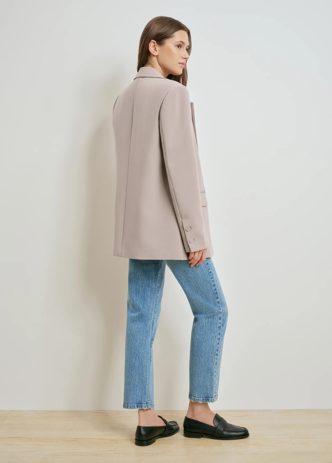 Favorite Daughter - The Favorite Oversized Blazer - Soft Taupe