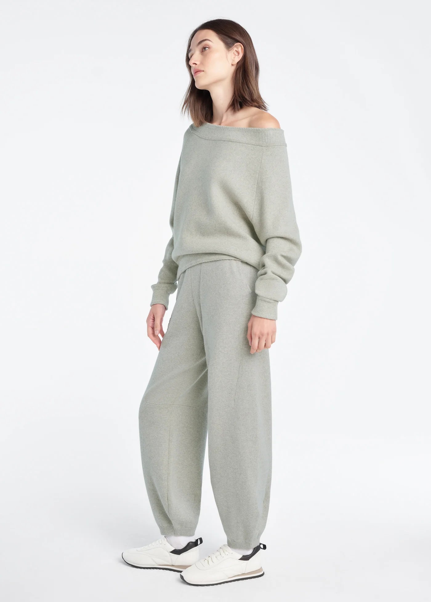Favorite Daughter - Fatigue Sisters Off Shoulder Sweater