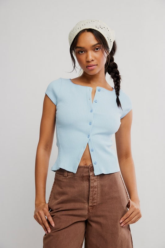 Free People - Most Wanted Cardi - Blue