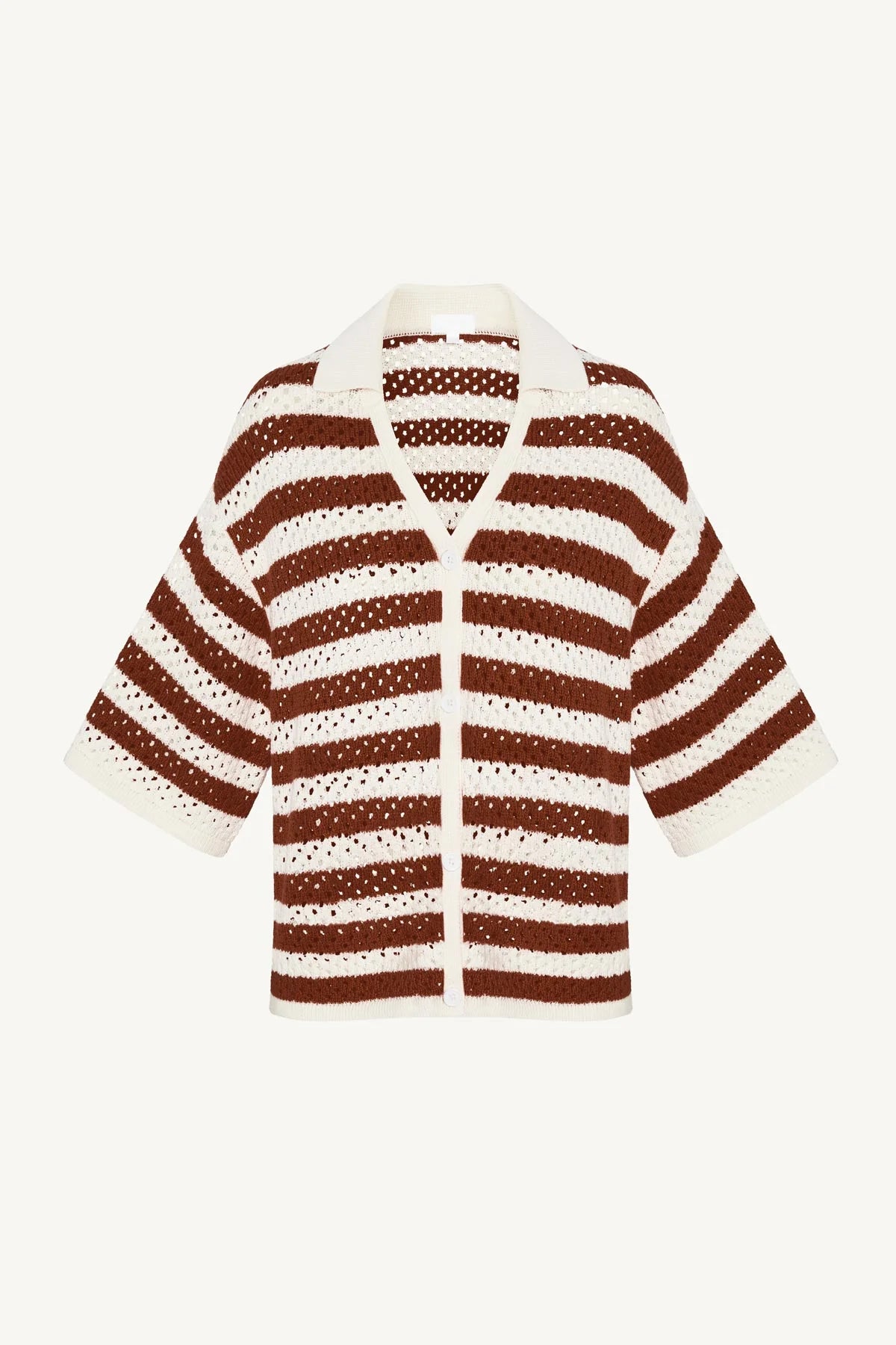 Vitamin A - Marea Crochet Resort Shirt