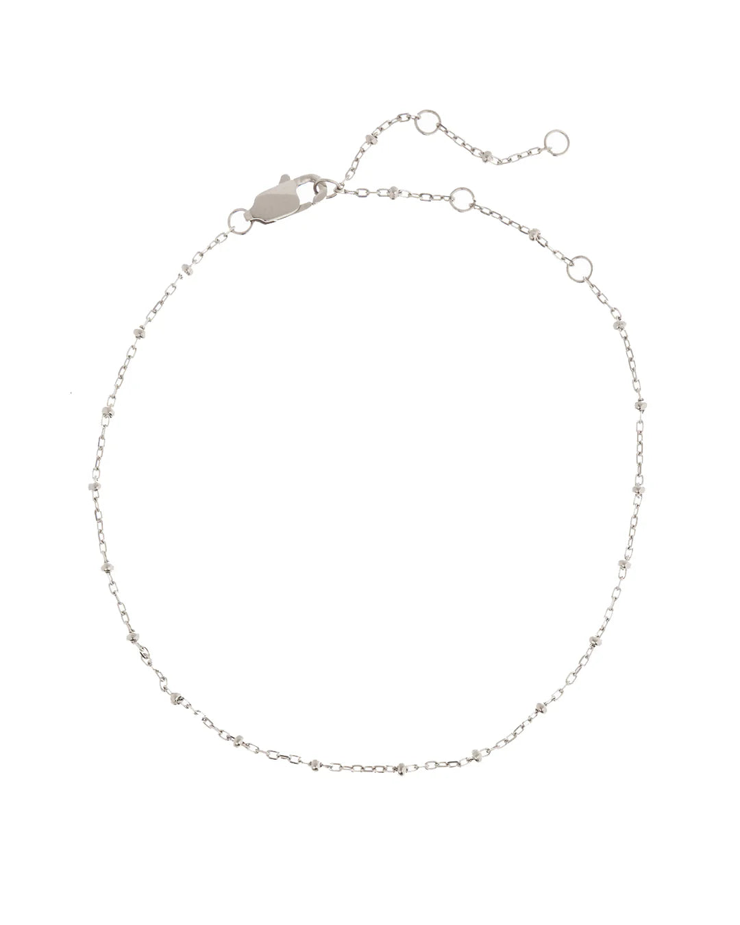 LUV AJ - Mondays at Teddy’s Anklet - Silver