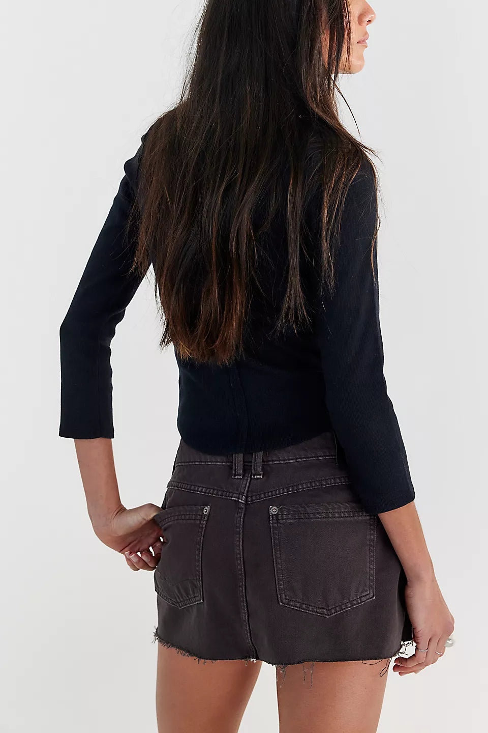 Free People - Lainey Low Rise Mini Skirt