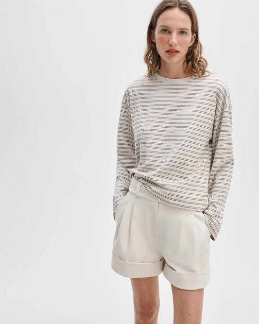 Rag & Bone - Kelly Boxy Long Sleeve - Copper Multi