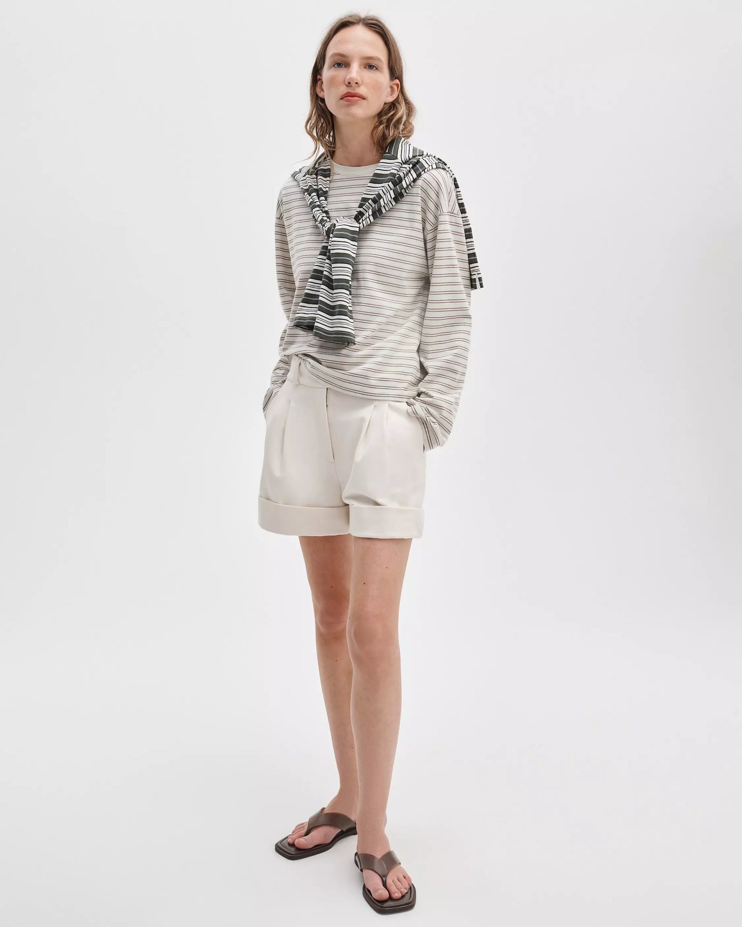 Rag & Bone - Kelly Boxy Long Sleeve - Copper Multi