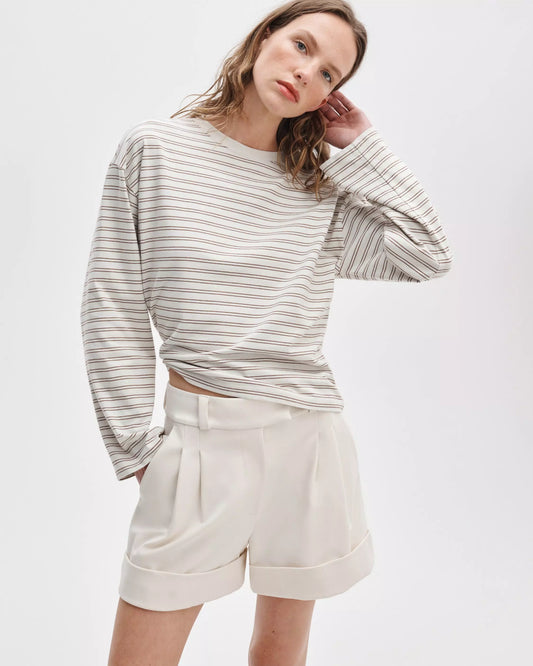 Rag & Bone - Kelly Boxy Long Sleeve - Copper Multi