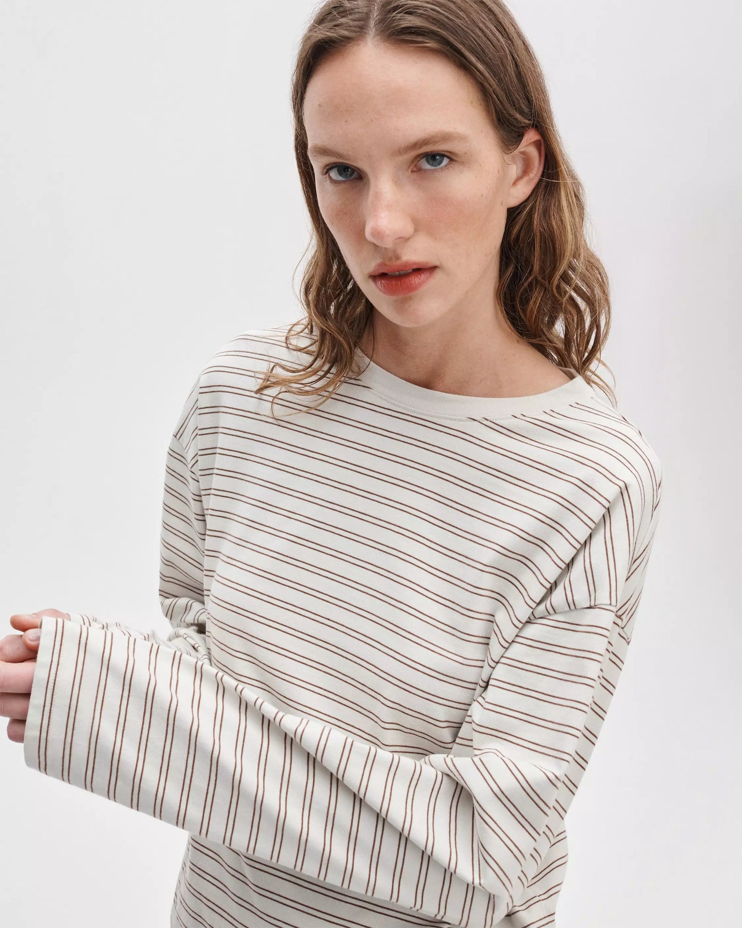 Rag & Bone - Kelly Boxy Long Sleeve - Copper Multi