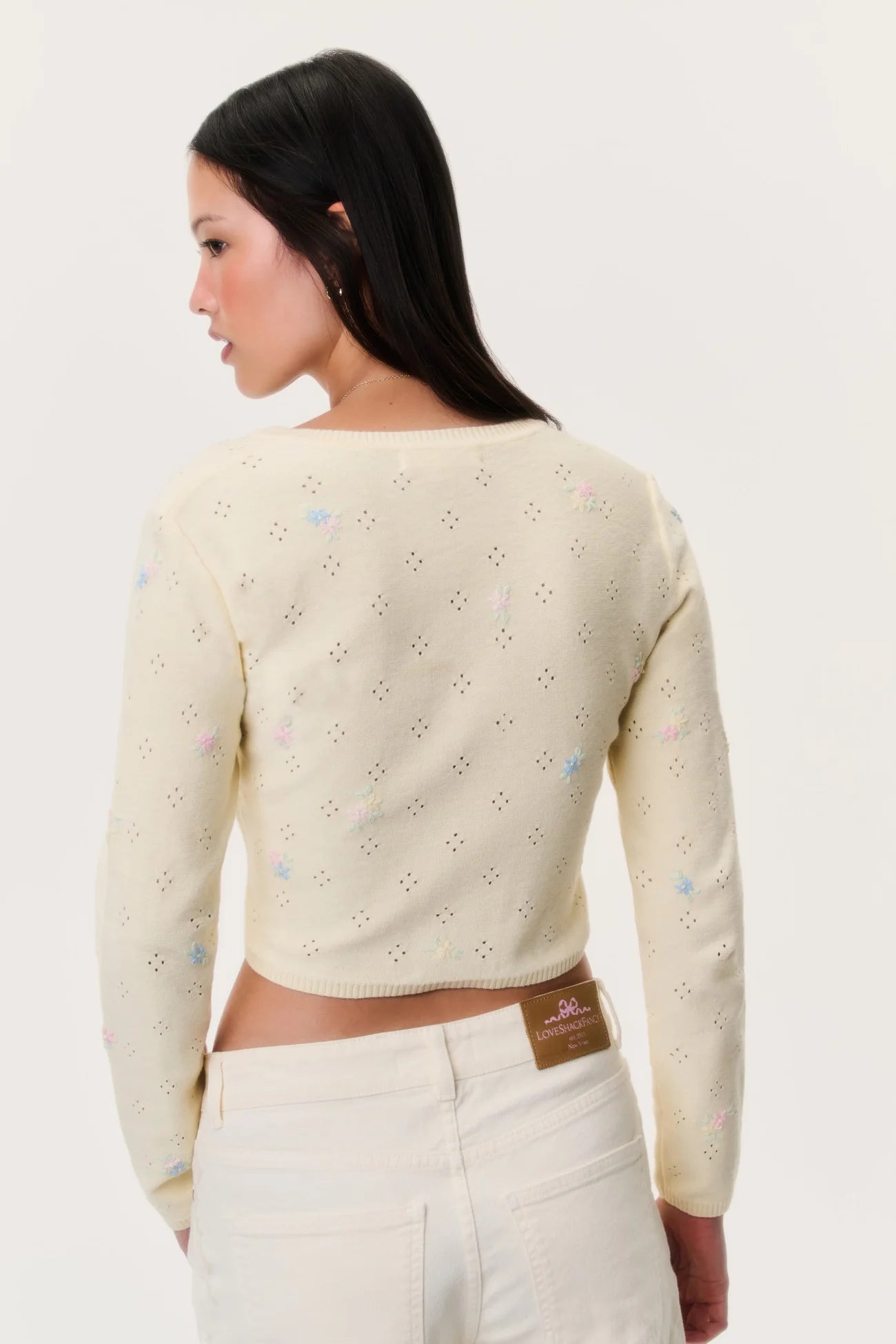 LOVESHACKFANCY - Paelynn Cardigan - Daylily