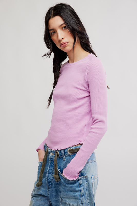 Free People - Easy Does It Tee - Hummingbird Pink