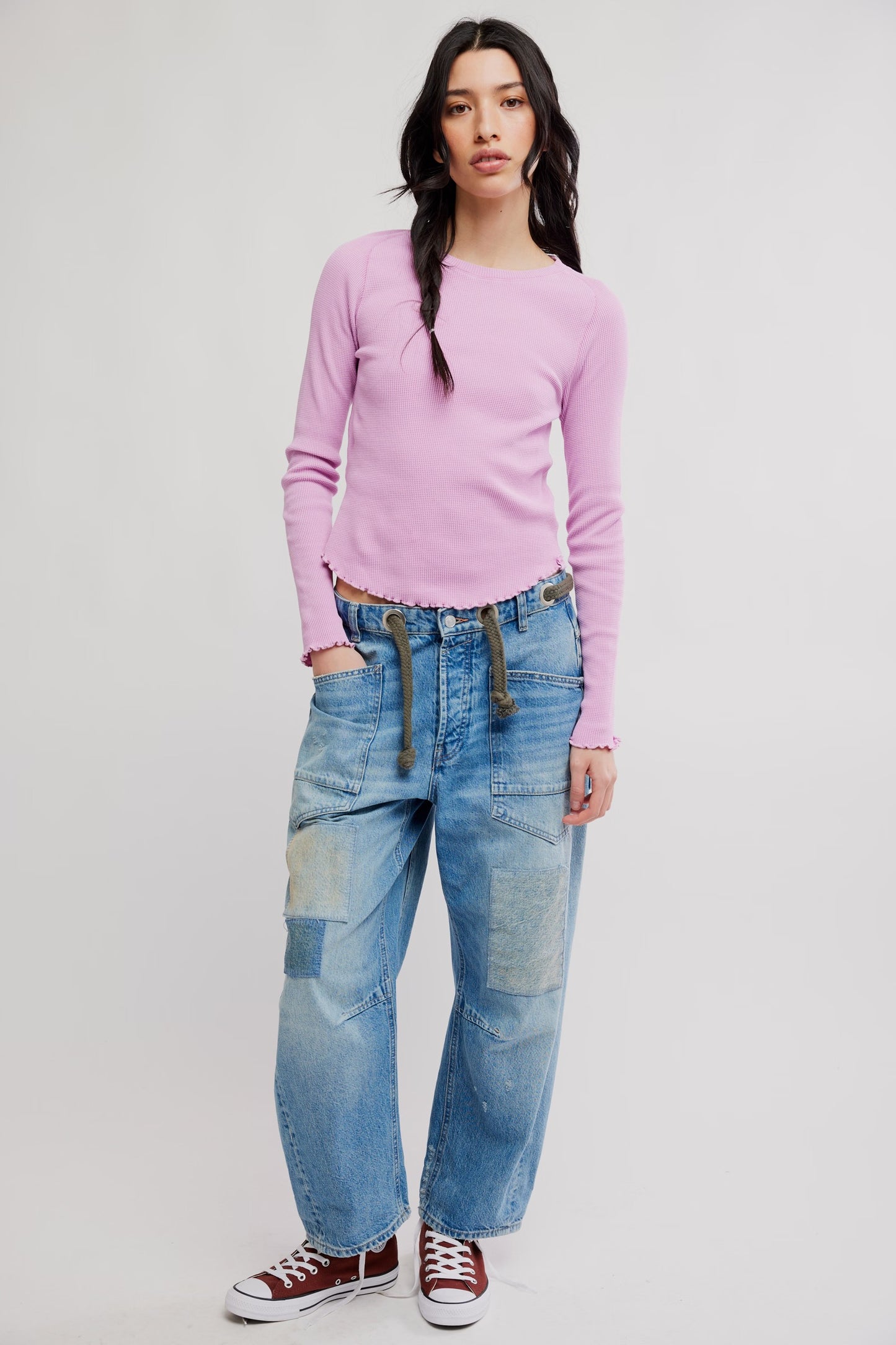 Free People - Easy Does It Tee - Hummingbird Pink