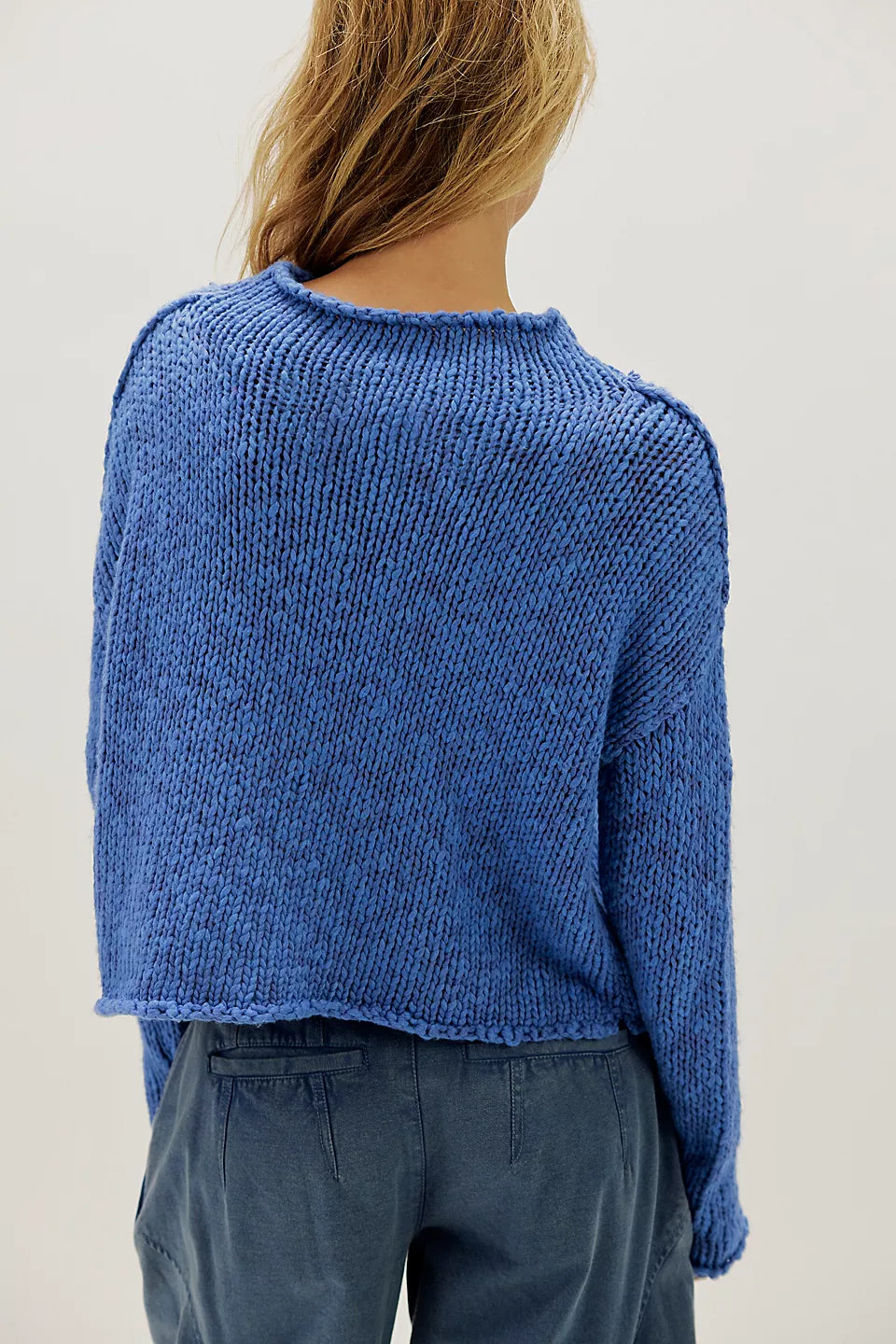 Free People - Opal Sweater - Peri Blue