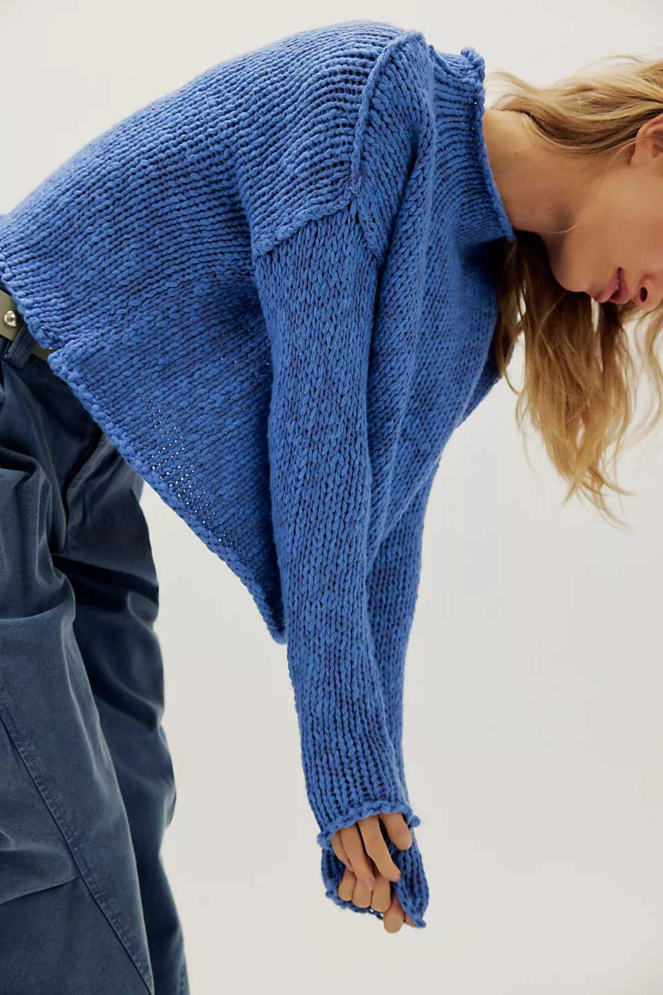Free People - Opal Sweater - Peri Blue