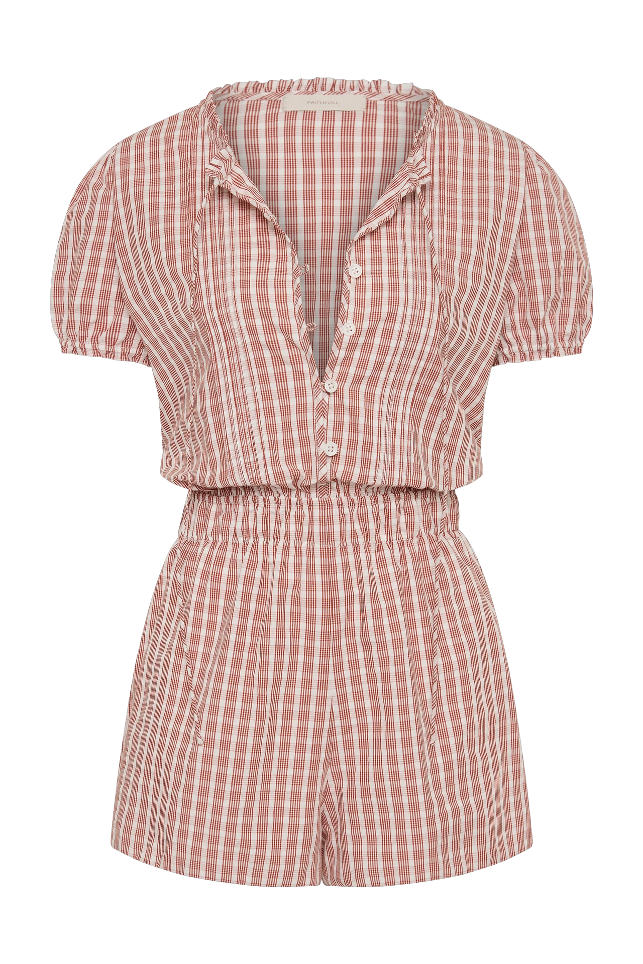 Faithfull the Brand - Emilie Playsuit - Paloma Check