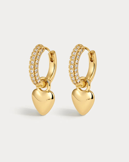 LUV AJ - Puffy Heart Huggies Gold