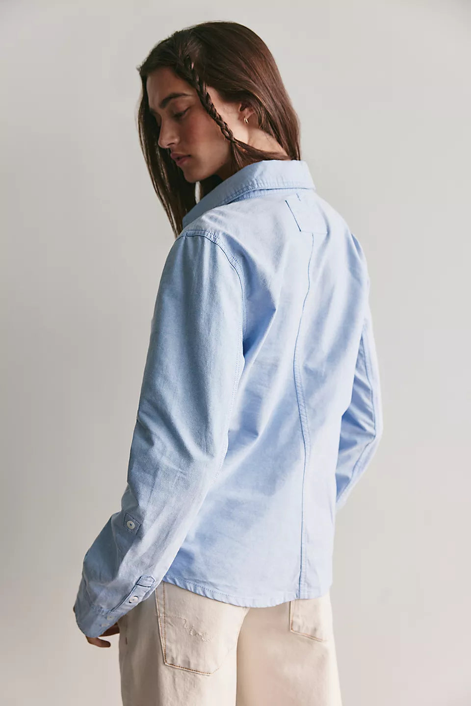 Free People - Benny Slim Oxford - Blue