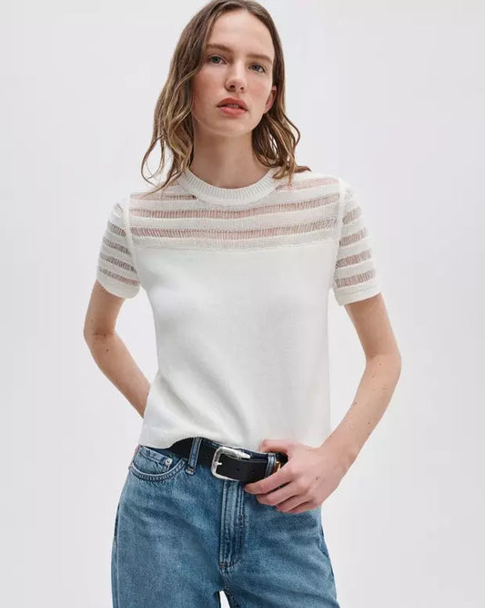 Rag & Bone - Britt Short-Sleeve Sweater