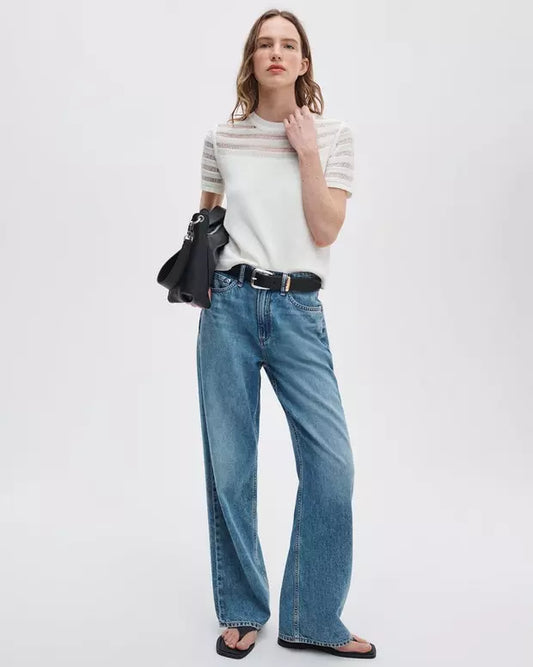 Rag & Bone - Britt Short-Sleeve Sweater