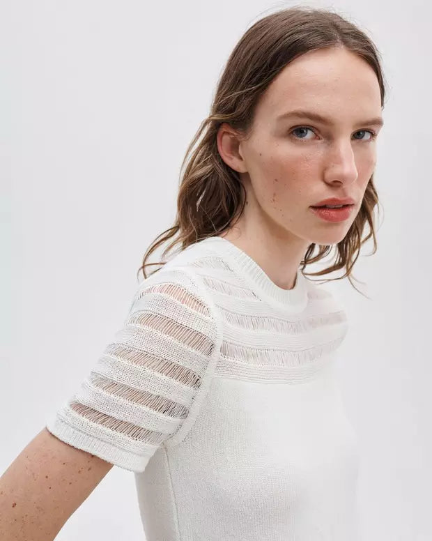 Rag & Bone - Britt Short-Sleeve Sweater