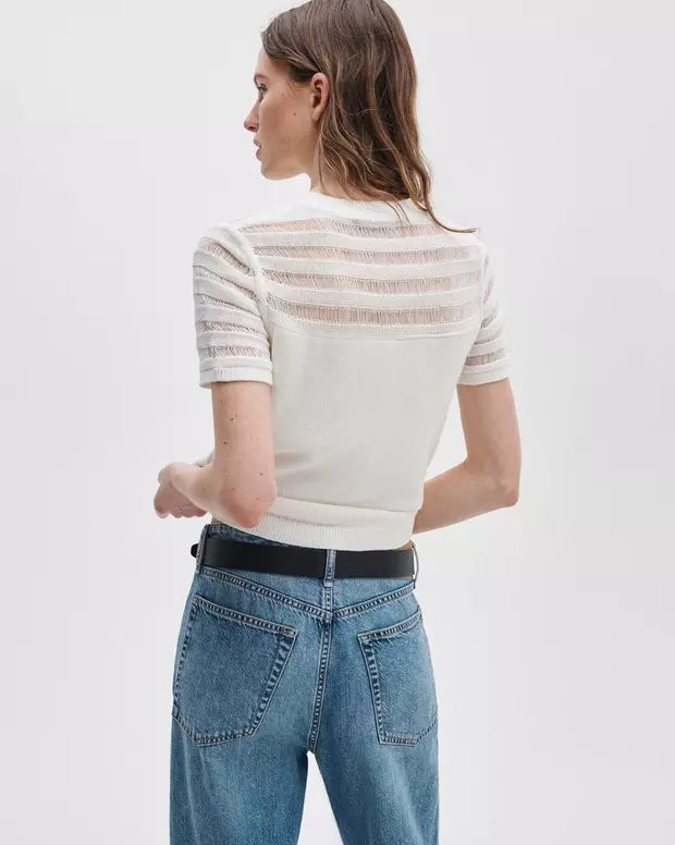 Rag & Bone - Britt Short-Sleeve Sweater