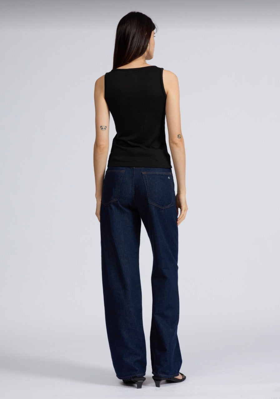 Rag & Bone - Knit V-Neck Tank - Black