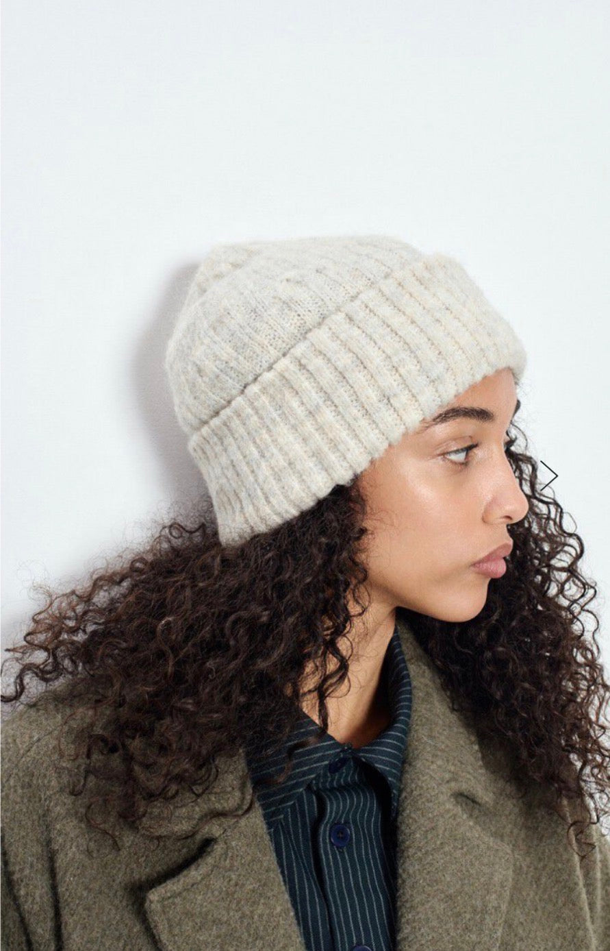 American Vintage - East Beanie - Melange Powder Snow