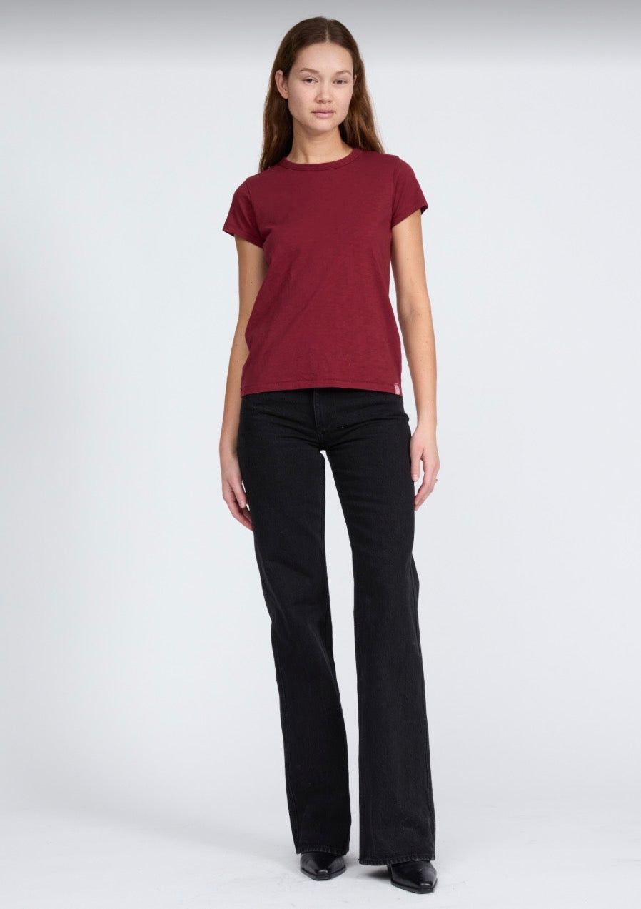 Rag & Bone - The Slub Tee - Pomegranate