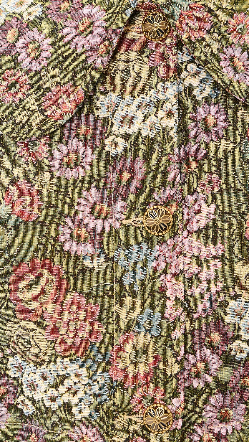 FARM Rio - Flower Jacquard Trenchcoat