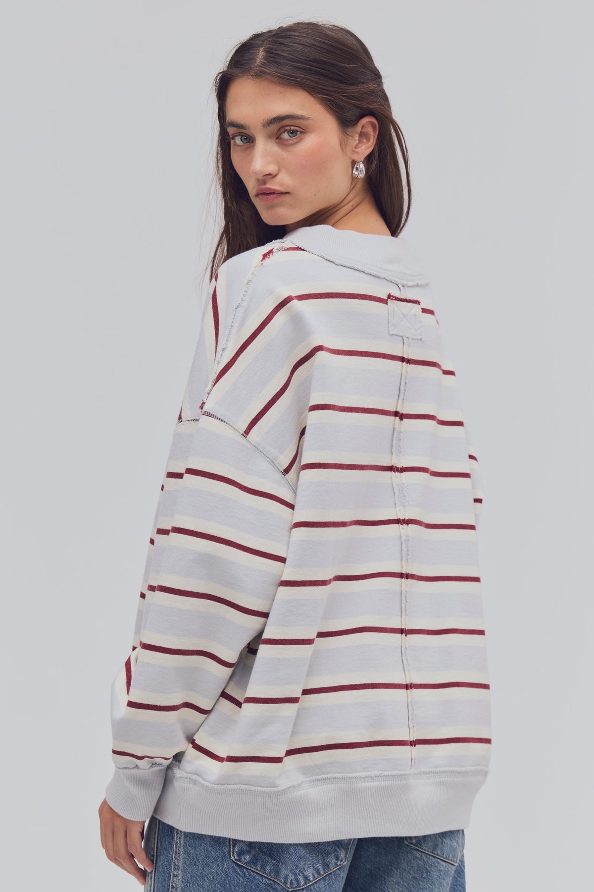 Free People - Palm Springs Striped Pullover