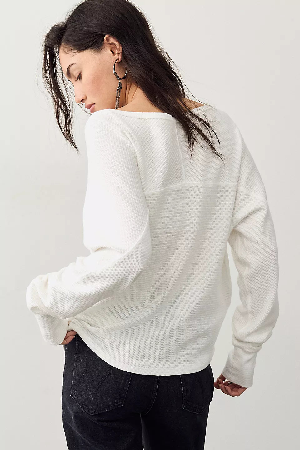 Free People - Jess Long Sleeve - Ivory