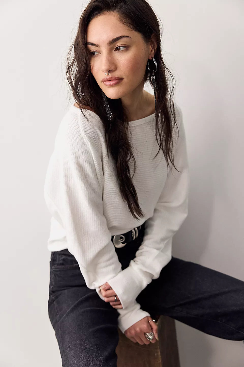Free People - Jess Long Sleeve - Ivory